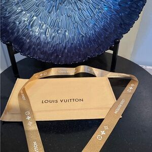 Louis Vuitton Wallet Dustbag w/ LV Shimmery Ribbon